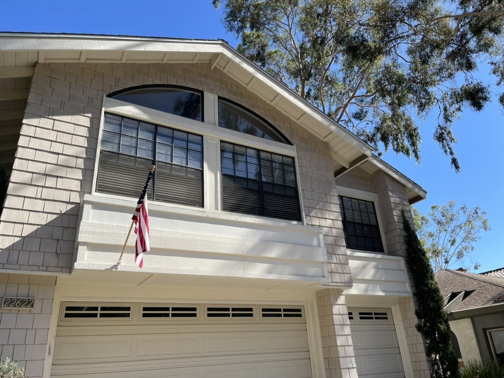 Modern window installation in a Southern California home